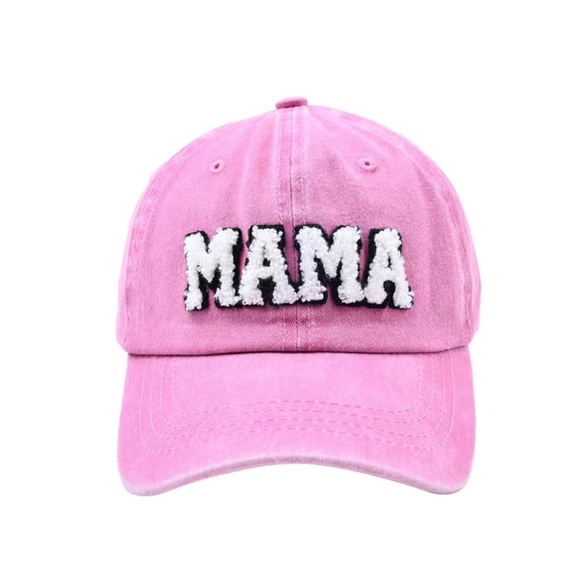 Girls "Mama Mini" Baseball Cap Parent-child Baseball Cap Causal Accessories - Picture 4 of 4